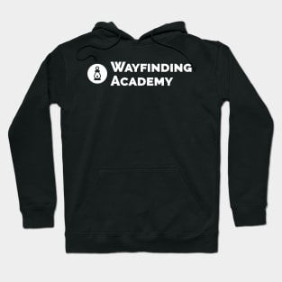 Wayfinding Academy Logo in white Hoodie